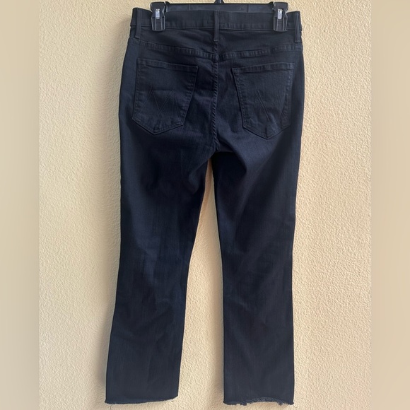 MOTHER “The Insider Crop Step Fray” Jeans In Not Guilty Wash Size 30 Like New! - Picture 8 of 13
